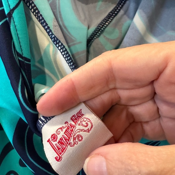 Jamaica Bay Ruffled Tankini Top Size 16 E1.2 - Picture 7 of 9